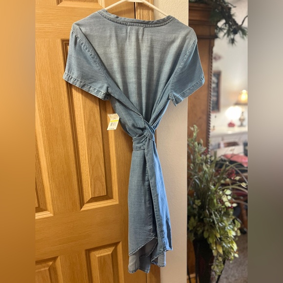 Cloth & Stone Anthropologie Medium 100% Lyocell dress smocked back - Picture 6 of 15